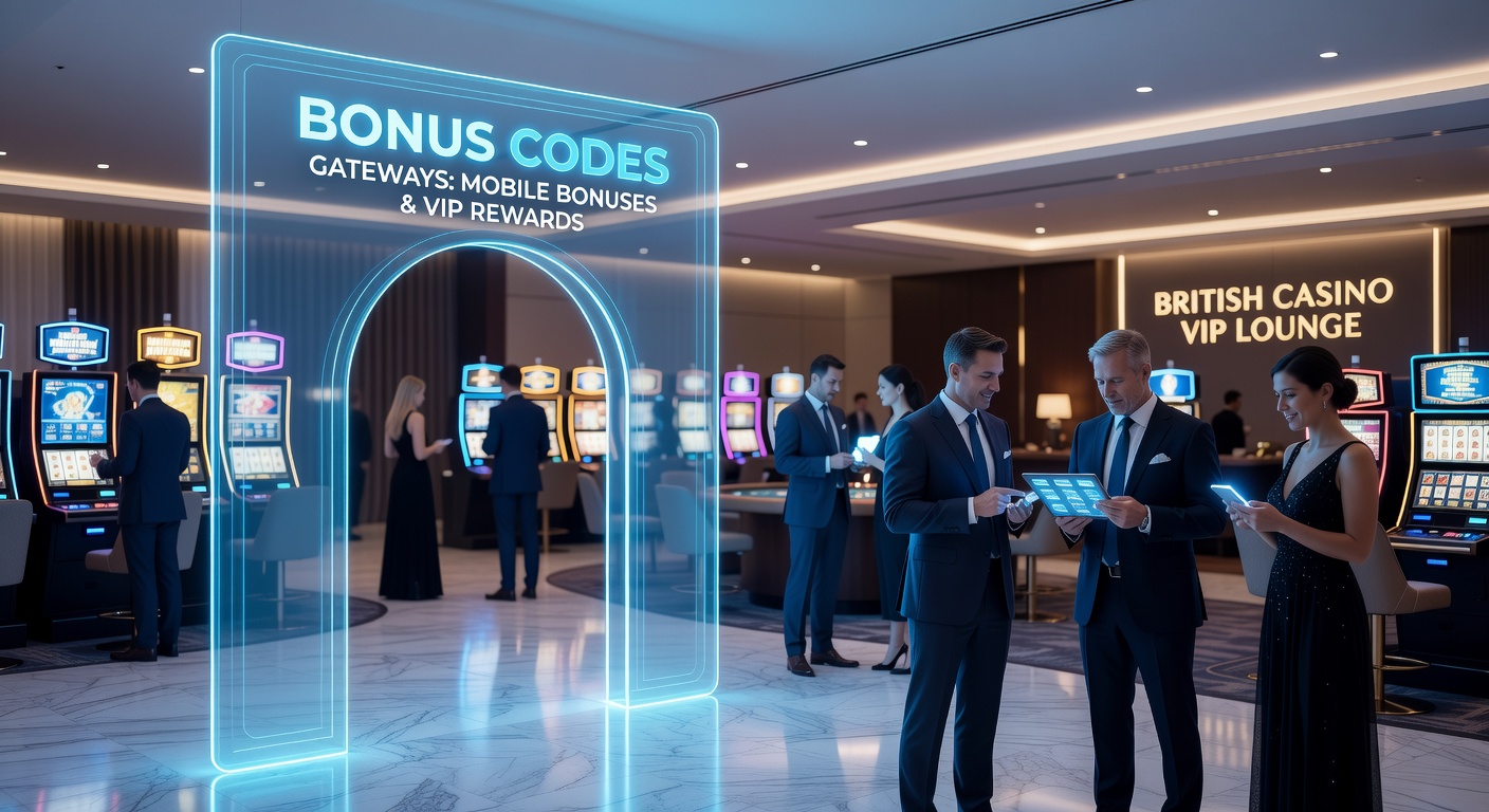 Mobile casino app interface showing bonus code entry and reward progression