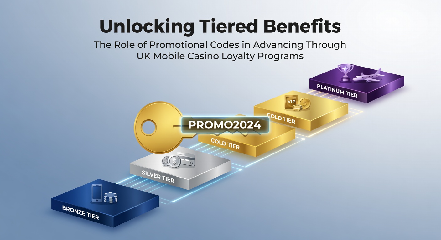 Mobile casino players advancing through loyalty tiers using promotional codes on smartphones
