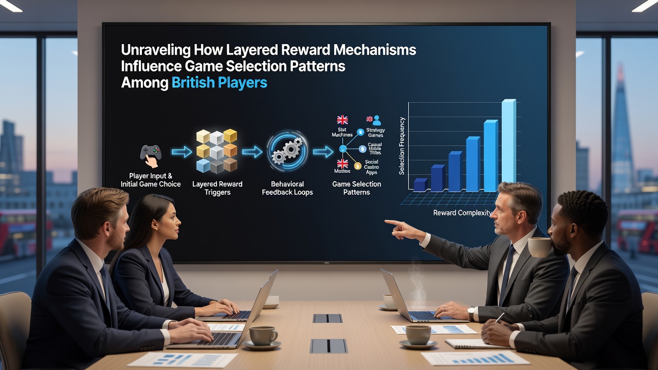 Data visualization charts displaying British player game selection trends influenced by reward tiers and bonus structures